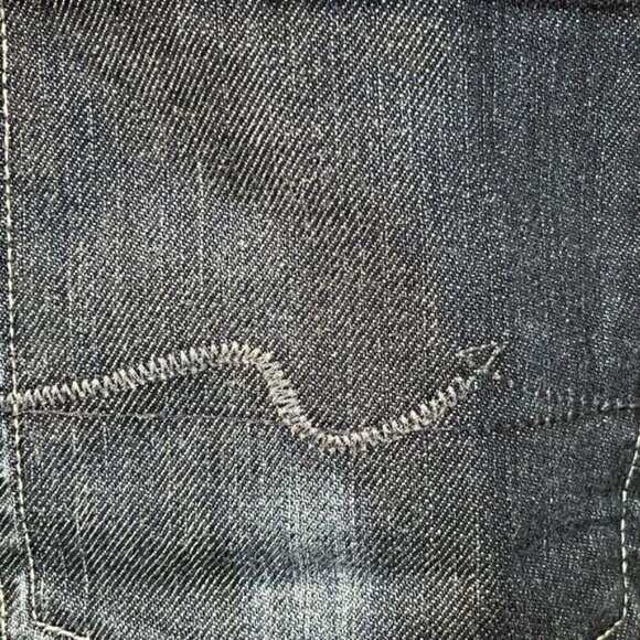 Seven 7 For All Mankind Mens Bootcut Relaxed Dark Wash Jeans 34 31 - Picture 7 of 8